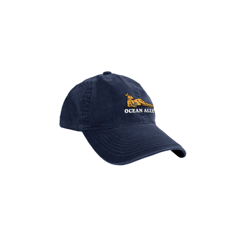 Embroidered Roo Dad Cap (Navy)