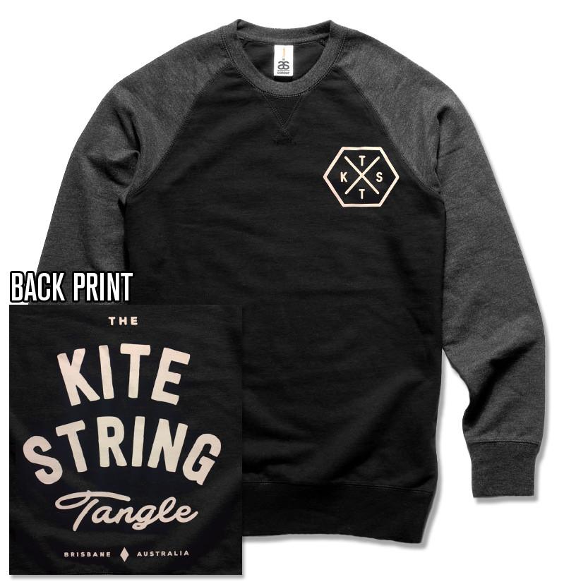 The Kite String Tangle Official Merch - Hex (Contrast Crew)
