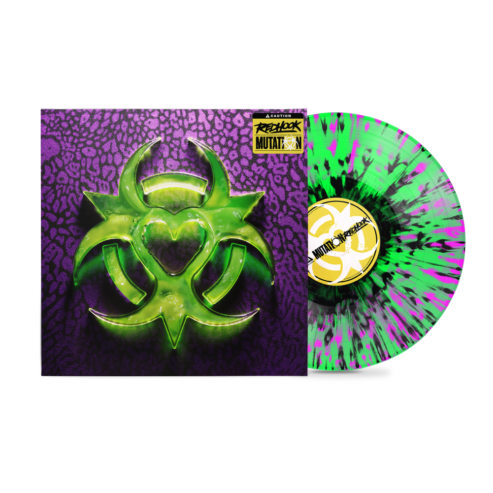 Unnatural Selection - Black/Green W/ White & Blue Swirl Vinyl main image 0