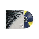 CURE 12” Vinyl (Dark Blue & Transparent Yellow Triple Button) + Signed Flip Card