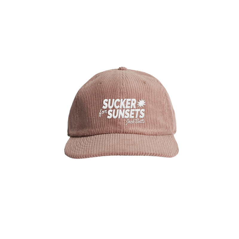 Sucker For Sunsets Cord Cap (Hazy Pink)