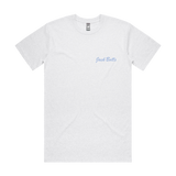Sucker For Sunsets Blue Logo Tee (White Marle)