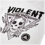 Blazin' Skull Tee (White) (406188679)