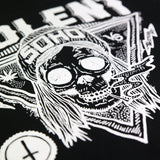 Violent Soho merch Blazin' Skull Hoody (Black) (769492035)