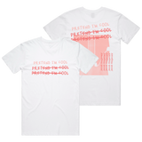 Pretend I'm Cool Logo Tee (White)