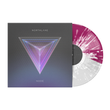 Node 12" Vinyl (Half Translucent Purple & Half Clear w/ White Splatter)