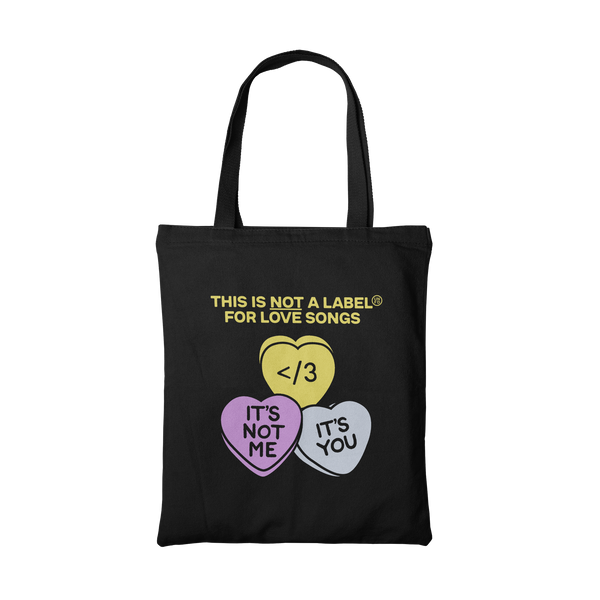 UNFD Candy Hearts Tote Bag (Black)
