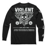 Until Next Time Blazin' Skull Longsleeve