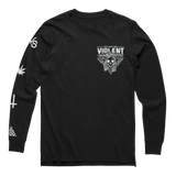 Until Next Time Blazin' Skull Longsleeve