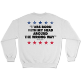 Wrong Way Crew Neck (White)