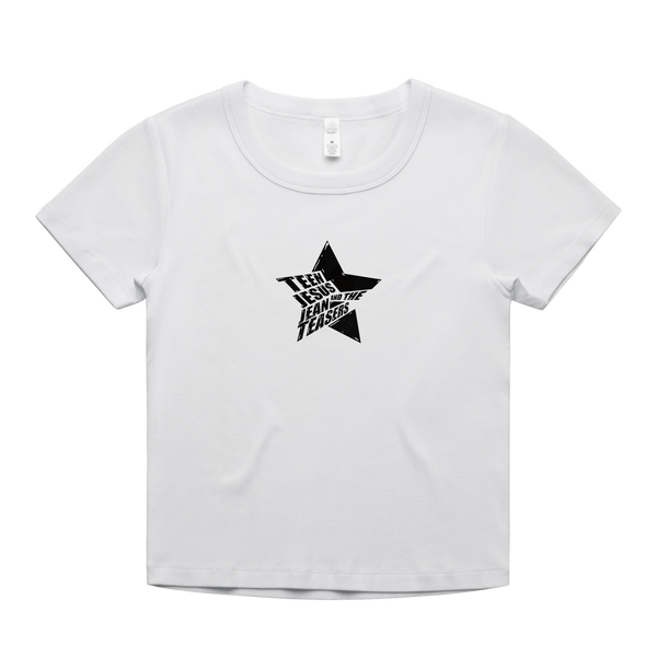 Star Logo Baby Tee (White) + Album Digital Download