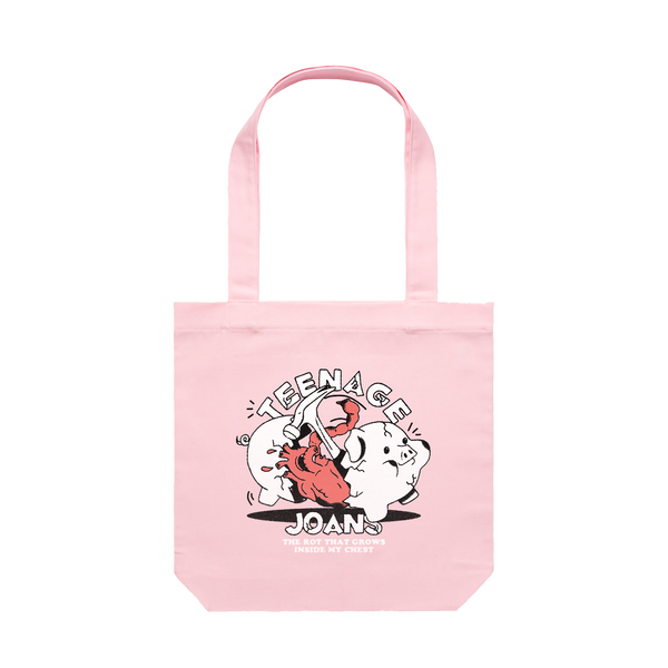 Piggy Tote Bag (Pink)