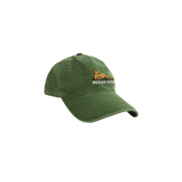 Embroidered Roo Dad Cap (Green)