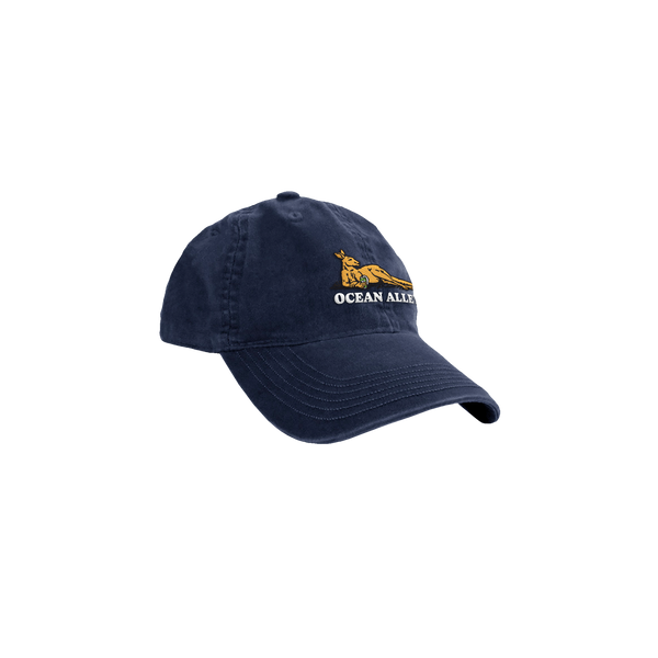 Embroidered Roo Dad Cap (Navy)