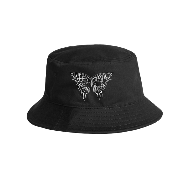 Butterfly Bucket Hat (Black)