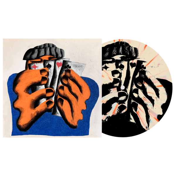Big Blind 7" Vinyl (Bone w/ heavy Blue and Orange Splatter)