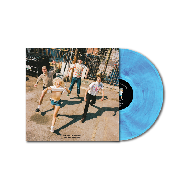 Amyl and the Sniffers / Cartoon Darkness 12" Vinyl (Drowning In It Edition: Blue Marble) PRE-ORDER