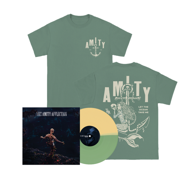 Let the Ocean Take Me 12" Vinyl (Half Green/Half Gold) (Redux) Apparel Merch Bundle Pre-Order