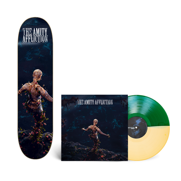 LTOTM Skateboard Deck + Let the Ocean Take Me 12" Vinyl (Redux) (Half Green/Half Gold ) Pre-Order