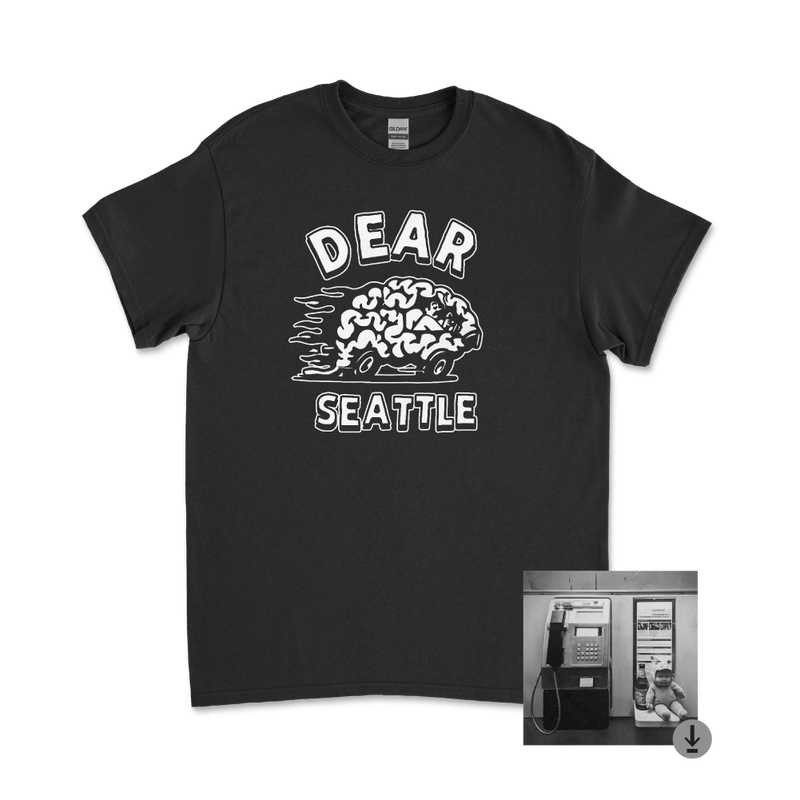 Dear Seattle / Brain Car T-Shirt + Digital Download Preorder