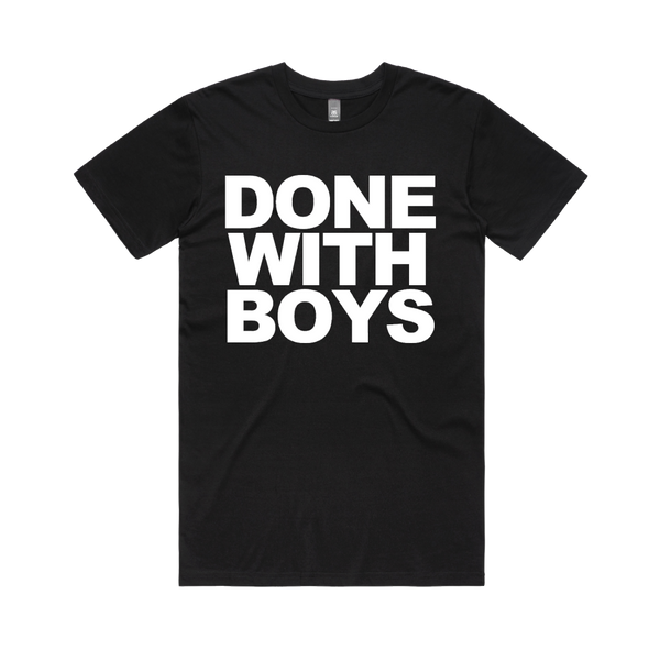 Done With Boys Tee (Black)