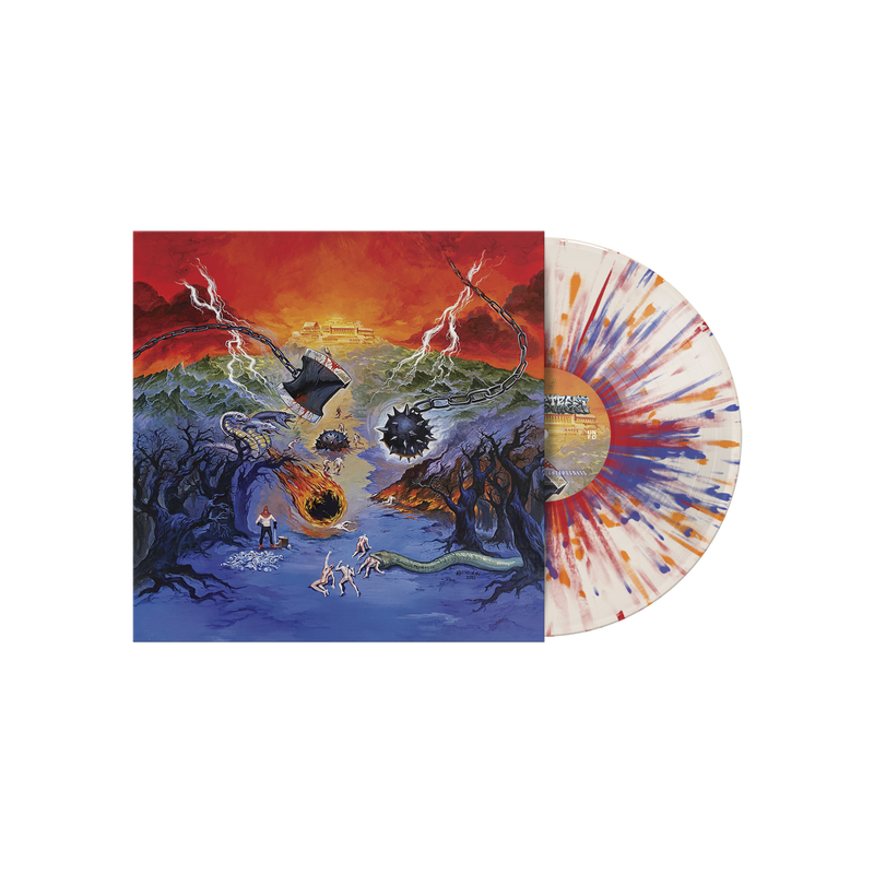 The Path To Righteousness 12" Vinyl (Clear with Red, Blue, Orange, Yellow & Black Splatter)