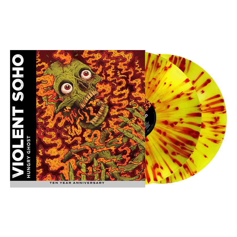 Hungry Ghost 10th Anniversary 2LP (Deluxe - Yellow w Orange/Red Splatter)