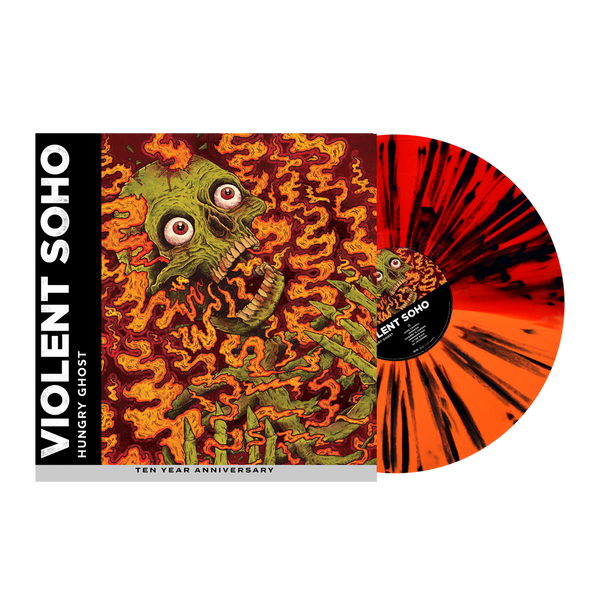 Hungry Ghost 10th Anniversary LP (50/50 Orange/Red w Black Splatter)