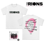 Happiness EP White T-Shirt, Sticker + Digital Download Pre-Order