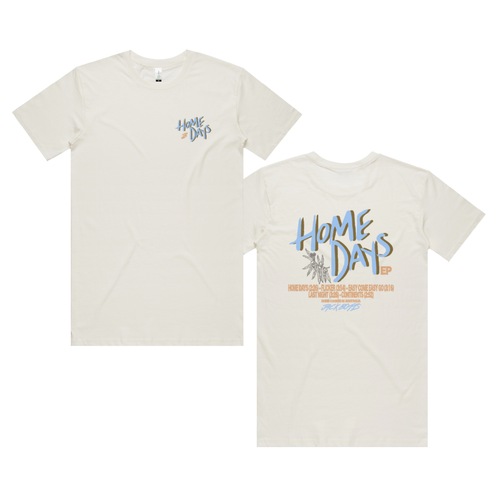Home Days Tee (Natural) – 24Hundred