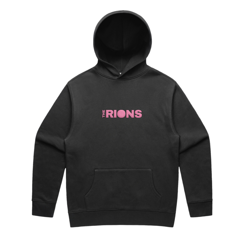 Embroidered Logo Black Hoodie, Sticker + Digital Download Pre-Order