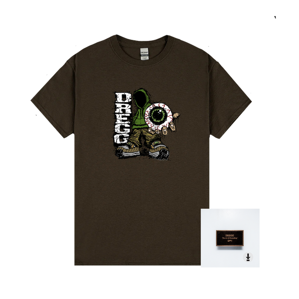 Hoodie Guy Tee (Brown) & Digital Download PRE-ORDER