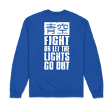 Fight Or Let The Lights Go Out Longsleeve (Blue)