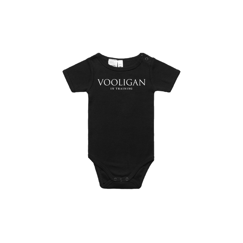 Vooligan In Training Onesie (Black)