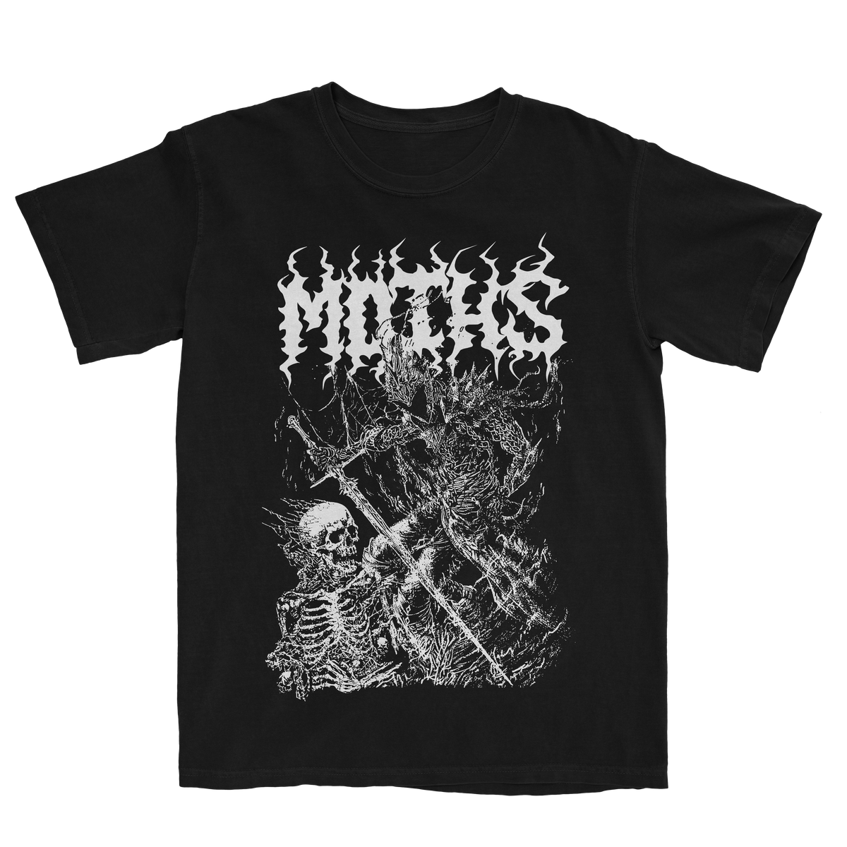 Like Moths To Flames / Overgrown T-Shirt (Charcoal) – 24Hundred