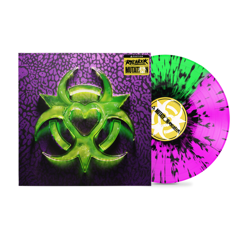 Mutation 12" Vinyl (Hot Pink & Neon Green Half and Half w/ Black Splatter) PRE-ORDER