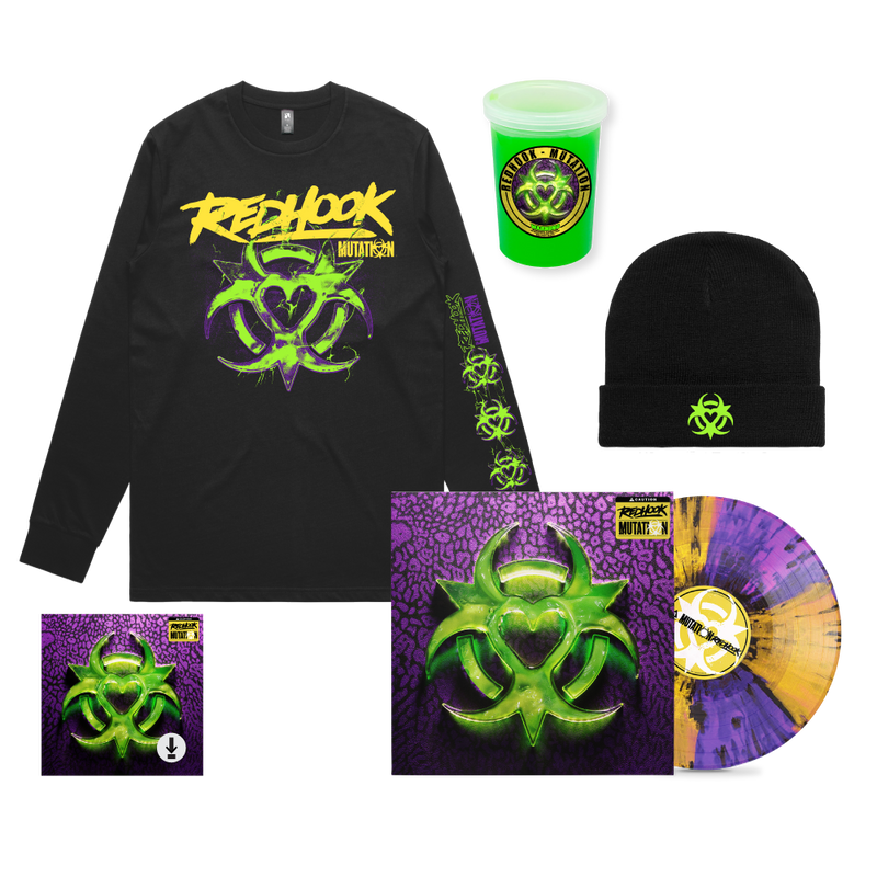 Mutation Longsleeve, Digital Download, Slime, Beanie & Vinyl Bundle ***PRE-ORDER***