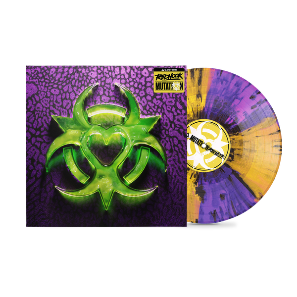 Mutation 12" Vinyl (Purple & Yellow Pinwheel w/ Black Splatter) PRE-ORDER