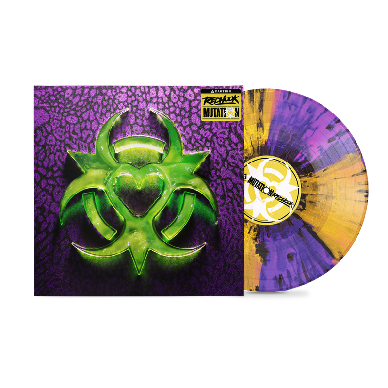 Mutation 12" Vinyl (Purple & Yellow Pinwheel w/ Black Splatter) PRE-ORDER