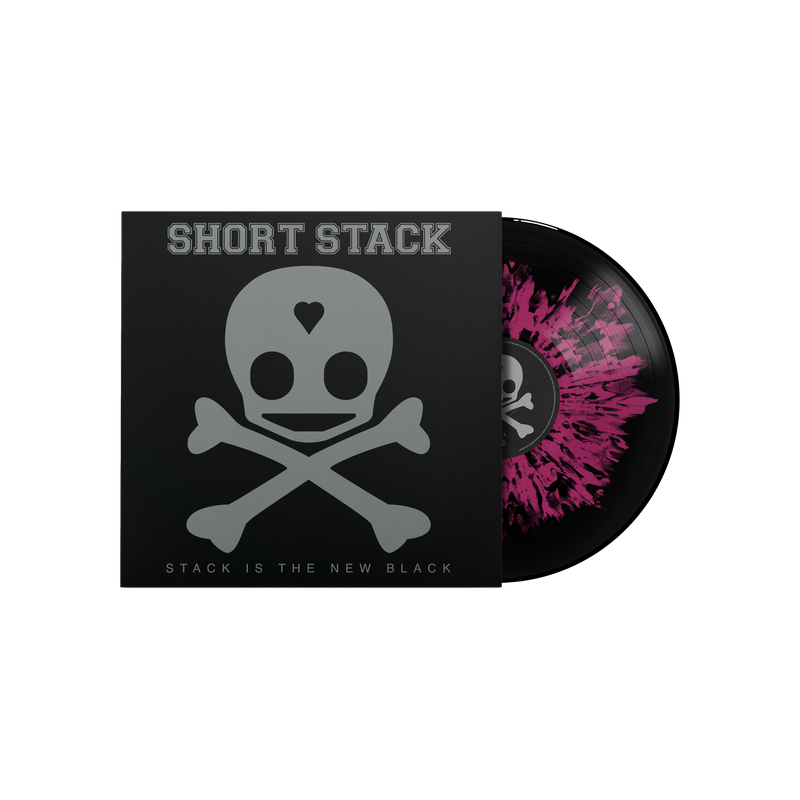 Stack Is The New Black 12" Vinyl (Pink/Black Smash) with FREE Live4 7" Vinyl (Recycled Red)