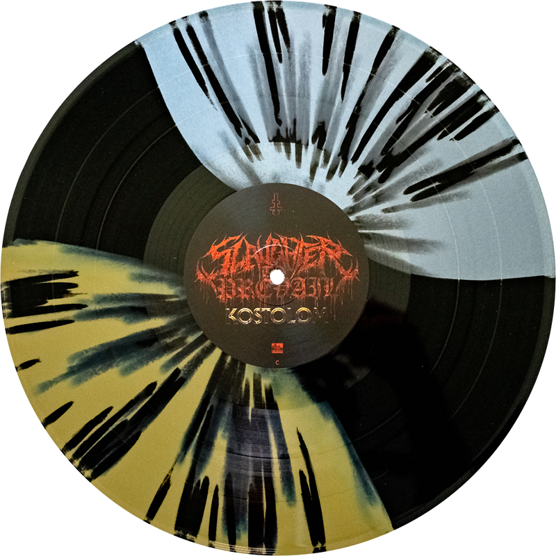 Kostolom 2LP Vinyl (AUS Exclusive - Gold / Black / Silver Tri-Colour Striped w/ Black Splatter)