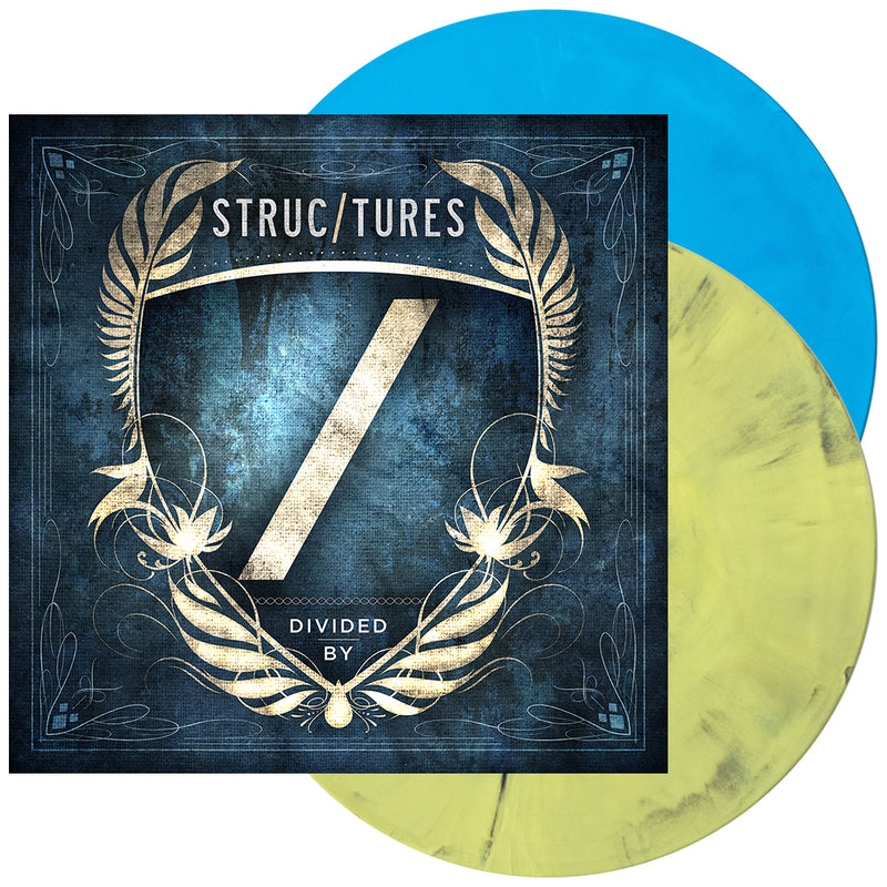 Divided By 12" Vinyl (Easter Yellow with Black Marble/Aqua Blue with White Marble Pair)