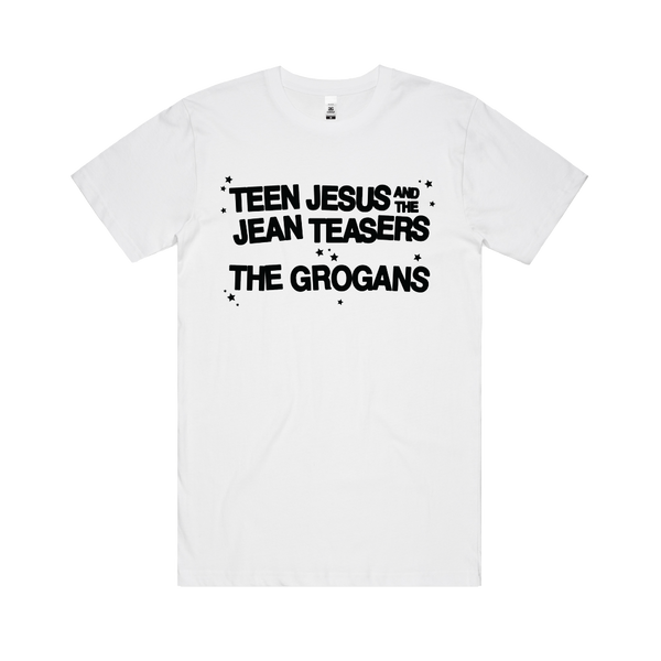 The Grogans & TJJT Tour Tee White