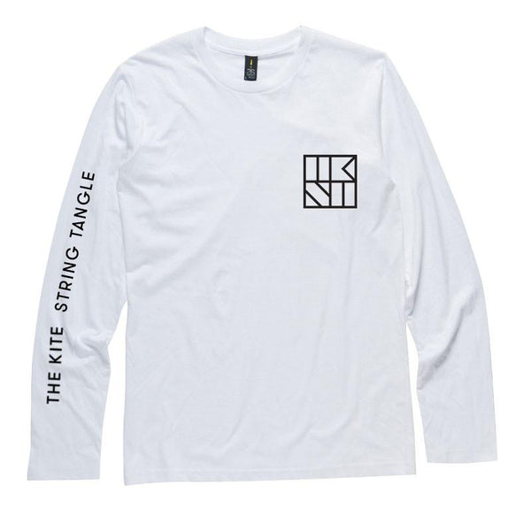 Kite Thread Tangle The Kite String Tangle - TKST Pocket Logo Long Sleeve (White) – 24Hundred
