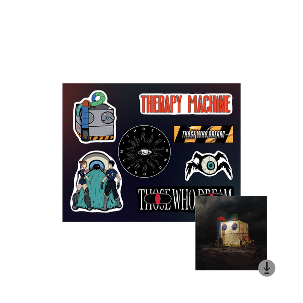 Those Who Dream / Therapy Machine Sticker Sheet + Digital Download  ***PRE-ORDER***