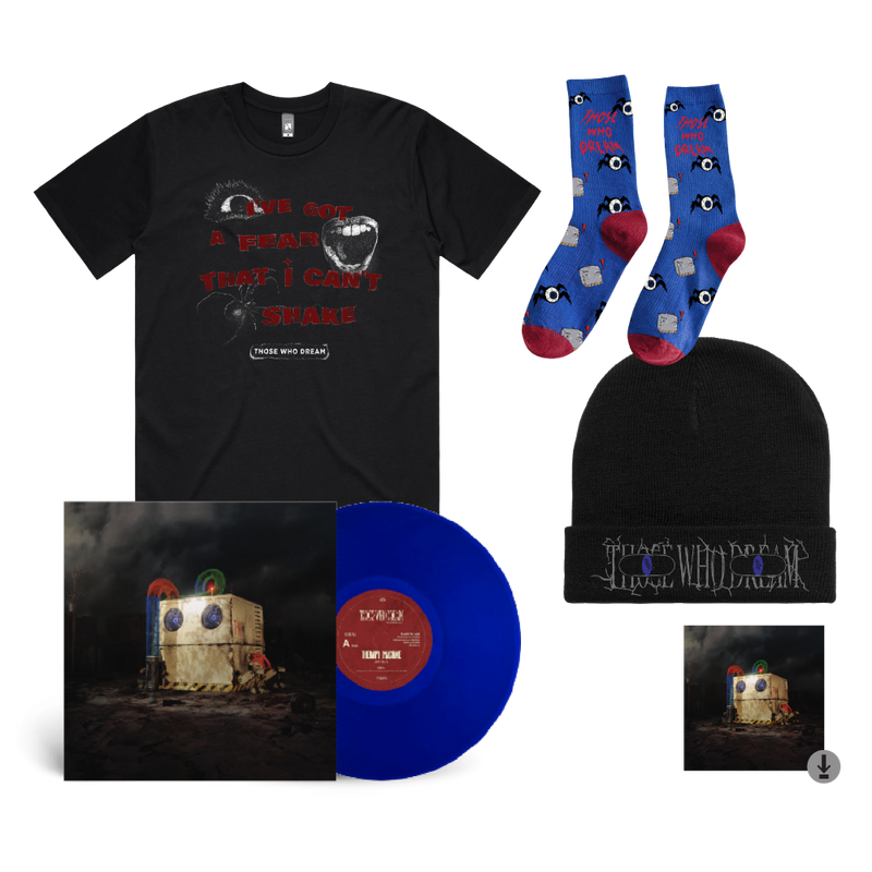 Those Who Dream / Fear T-Shirt, Digital Download, Socks, Beanie & Vinyl Bundle ***PRE-ORDER***