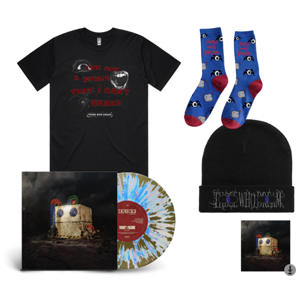 Those Who Dream / Fear T-Shirt, Digital Download, Socks, Beanie & Vinyl Bundle