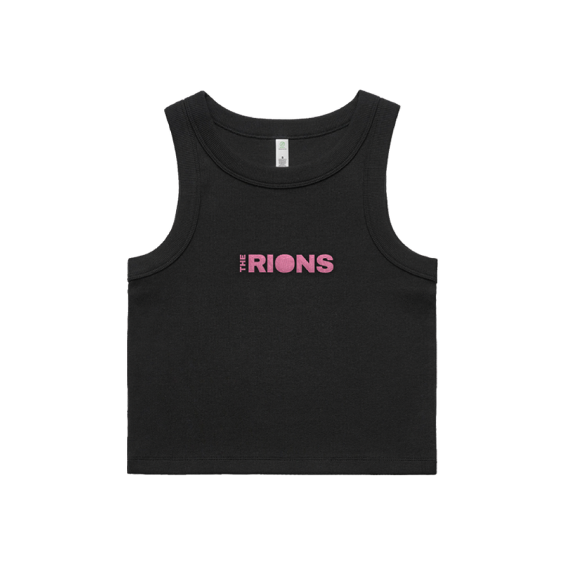 Logo Crop Tank (Black)