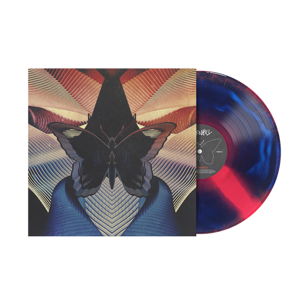 Butterfly 12” Vinyl (Transparent Blue & Red Smash)
