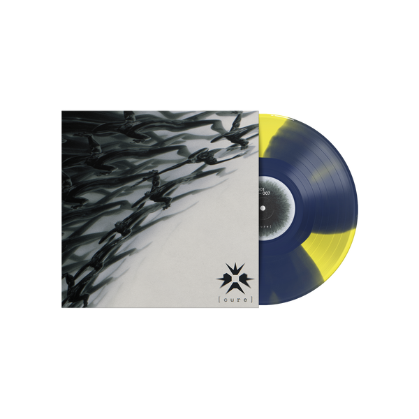 CURE 12” Vinyl (Dark Blue & Transparent Yellow Triple Button) + Digital Download PRE-ORDER